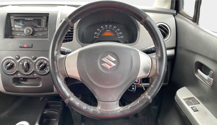 2012 Maruti Wagon R 1.0 LXI, Petrol, Manual, 79,132 km, Steering Wheel Close Up