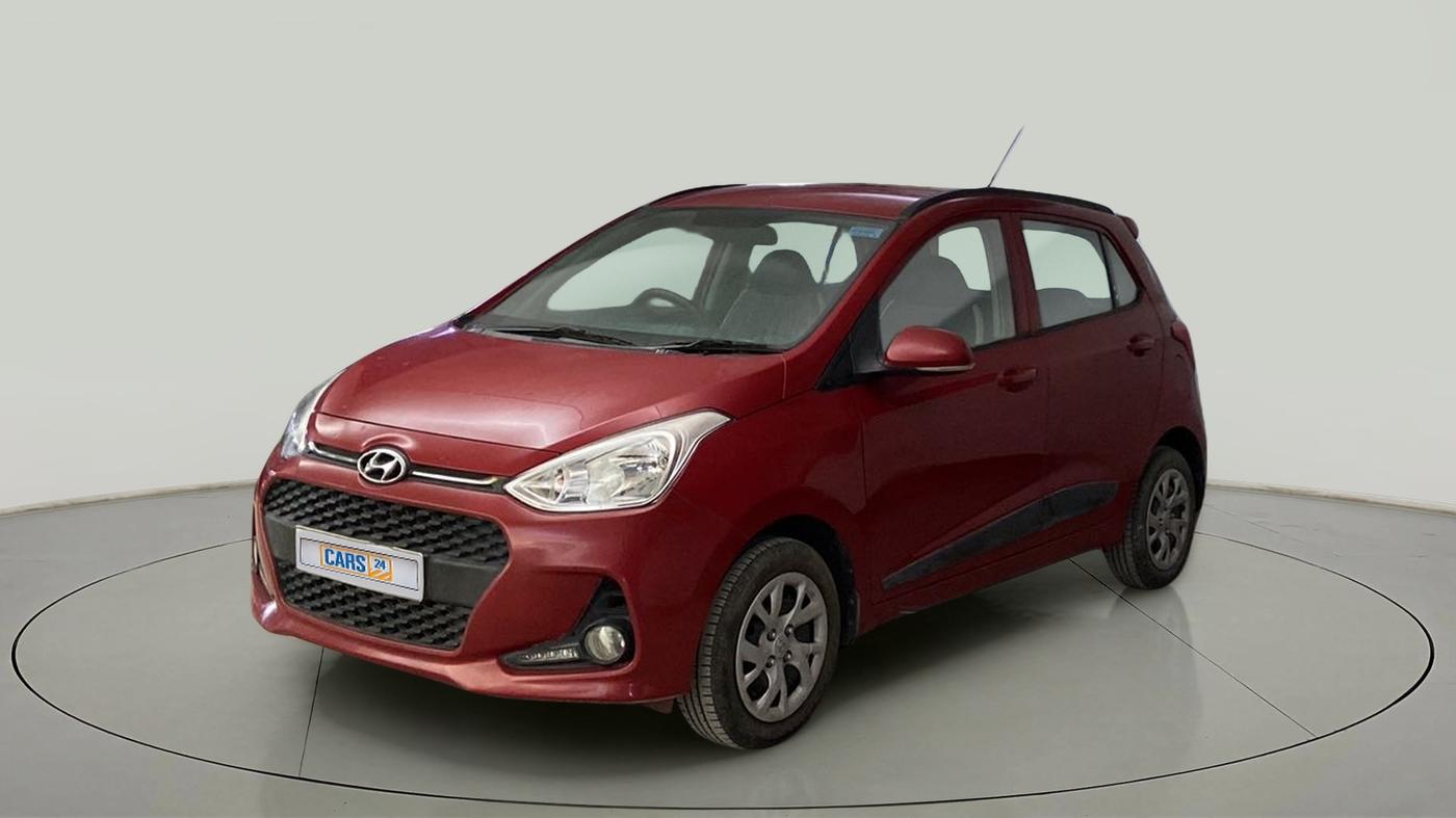 2019 Hyundai Grand i10 SPORTZ 1.2 KAPPA VTVT, Petrol, Manual, 33,693 km, Left Front Diagonal