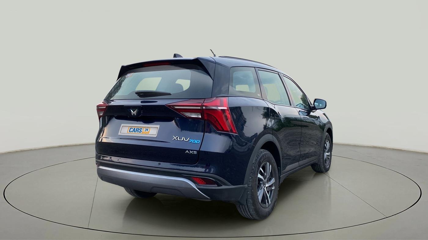 2022 Mahindra XUV700 AX 5 P AT 5 STR, Petrol, Automatic, 16,335 km, Right Back Diagonal