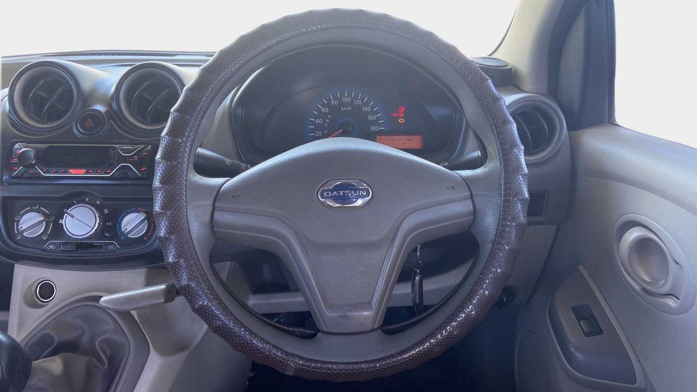 2015 Datsun Go T, Petrol, Manual, 92,116 km, Steering Wheel Close Up