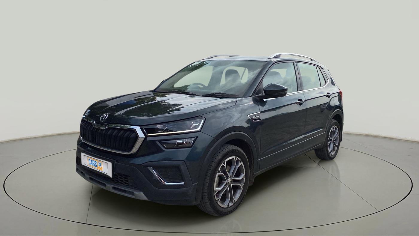 2022 Skoda KUSHAQ STYLE 1.0L TSI MT, Petrol, Manual, 13,974 km, Left Front Diagonal