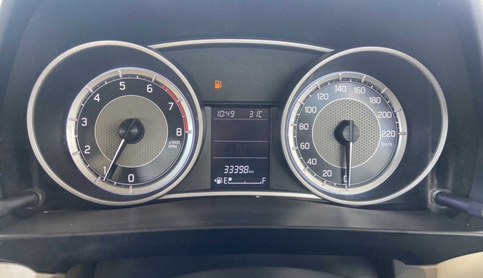 2018 Maruti Dzire ZXI PLUS, Petrol, Manual, 33,382 km, Odometer Image