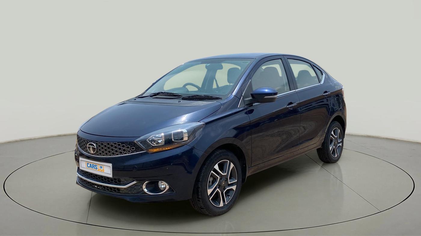 2019 Tata TIGOR XZA PLUS PETROL, Petrol, Automatic, 59,953 km, Left Front Diagonal