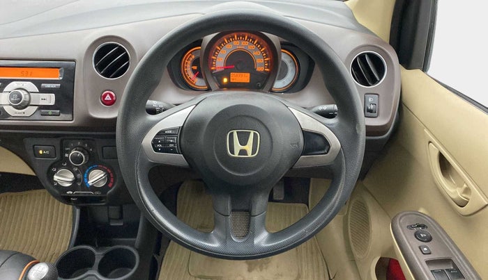 2013 Honda Brio S MT, Petrol, Manual, 58,318 km, Steering Wheel Close Up