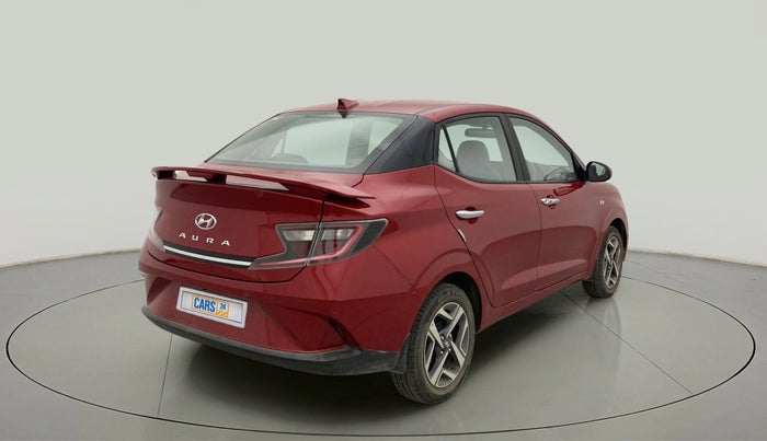 2022 Hyundai AURA SX PLUS 1.2 AMT, Petrol, Automatic, 37,286 km, Right Back Diagonal