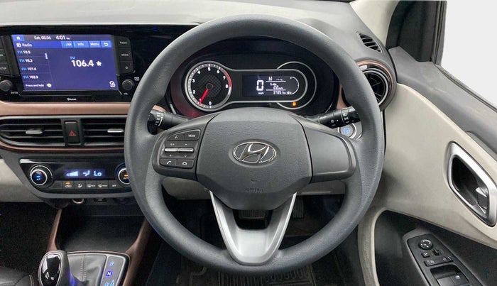 2022 Hyundai AURA SX PLUS 1.2 AMT, Petrol, Automatic, 37,286 km, Steering Wheel Close Up