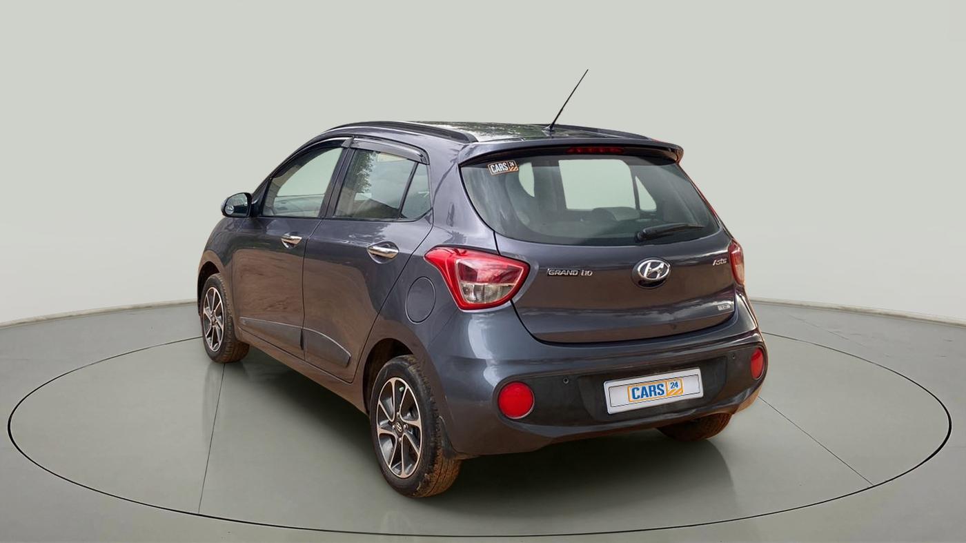 2017 Hyundai Grand i10 ASTA 1.2 KAPPA VTVT, Petrol, Manual, 45,448 km, Left Back Diagonal