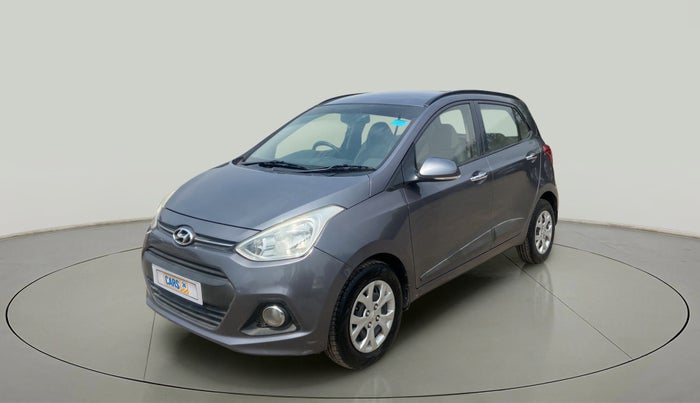 2014 Hyundai Grand i10 SPORTZ 1.2 KAPPA VTVT, Petrol, Manual, 60,546 km, Left Front Diagonal