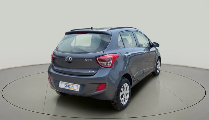 2014 Hyundai Grand i10 SPORTZ 1.2 KAPPA VTVT, Petrol, Manual, 60,546 km, Right Back Diagonal