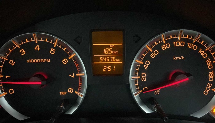 2014 Maruti Swift VXI, Petrol, Manual, 54,507 km, Odometer Image