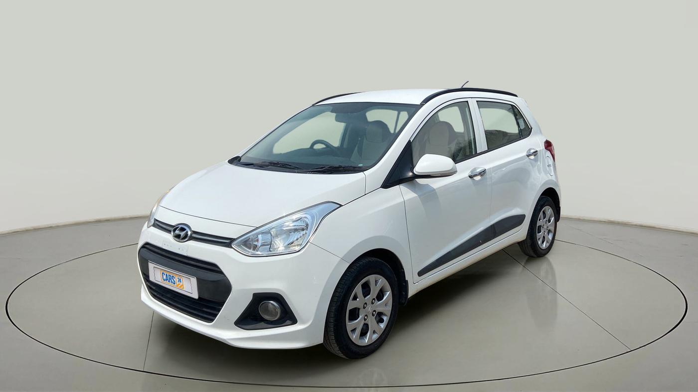 2014 Hyundai Grand i10 SPORTZ 1.2 KAPPA VTVT, Petrol, Manual, 24,833 km, Left Front Diagonal