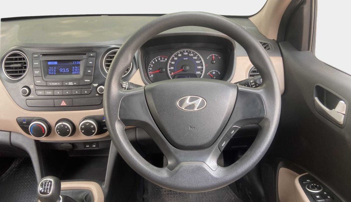 2014 Hyundai Grand i10 SPORTZ 1.2 KAPPA VTVT, Petrol, Manual, 24,833 km, Steering Wheel Close Up