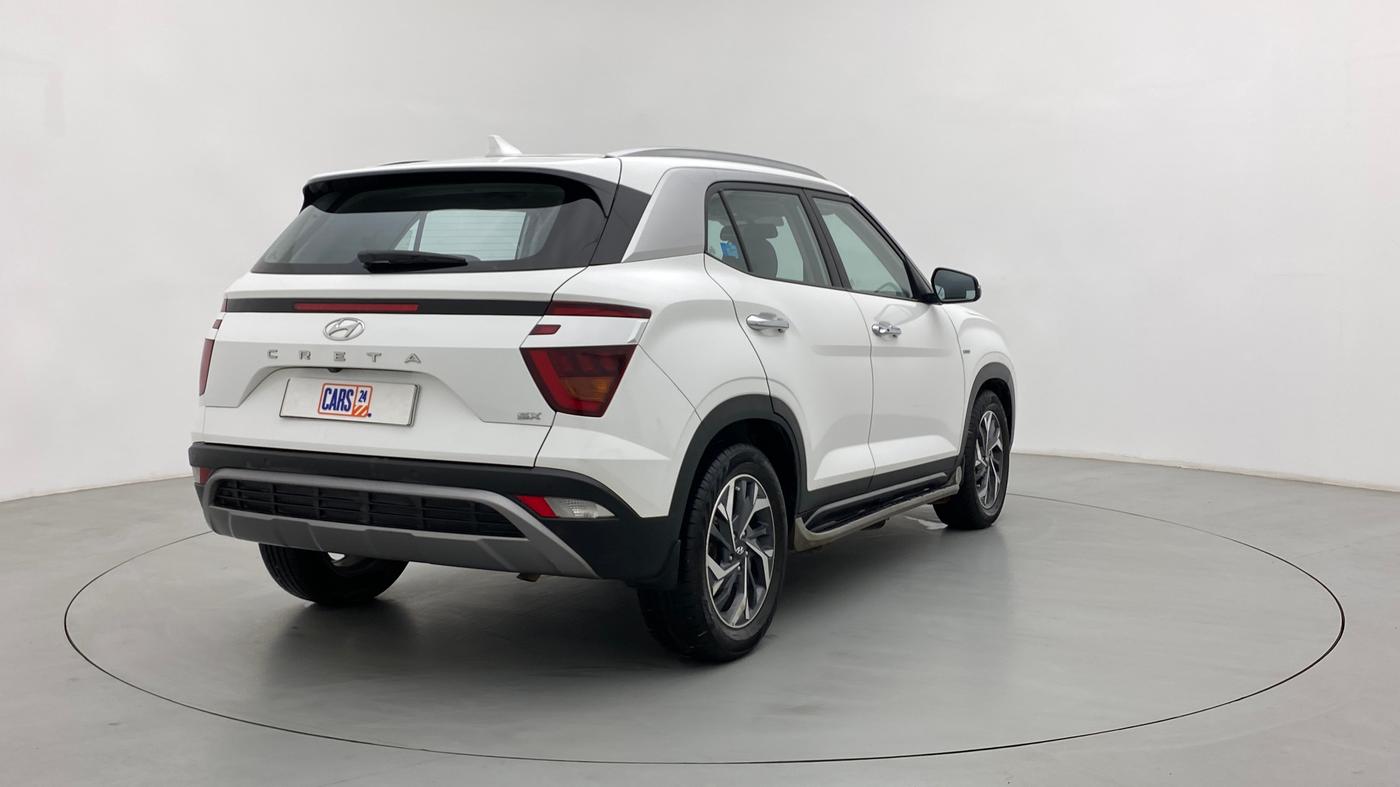 2020 Hyundai Creta 1.5 SX (O) AT, Petrol, Automatic, 50,551 km, Right Back Diagonal