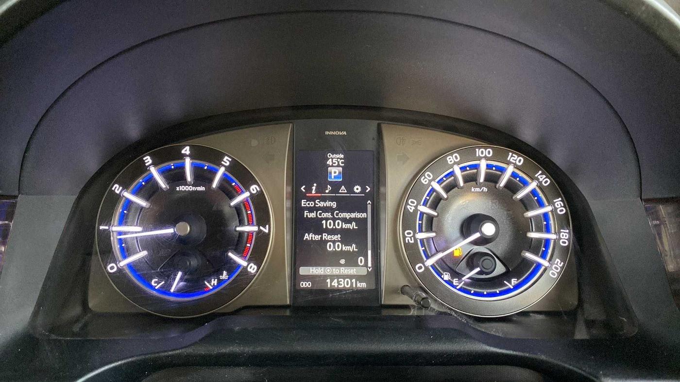 2022 Toyota Innova Crysta 2.7 ZX AT 7 STR, Petrol, Automatic, 14,291 km, Odometer Image