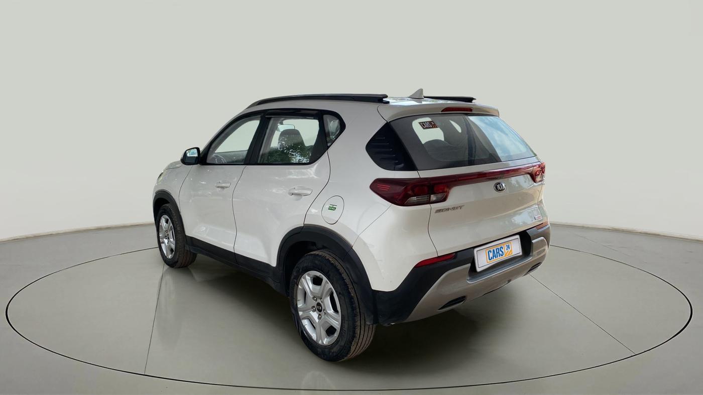 2020 KIA SONET HTK PLUS 1.0 IMT, Petrol, Manual, 19,568 km, Left Back Diagonal