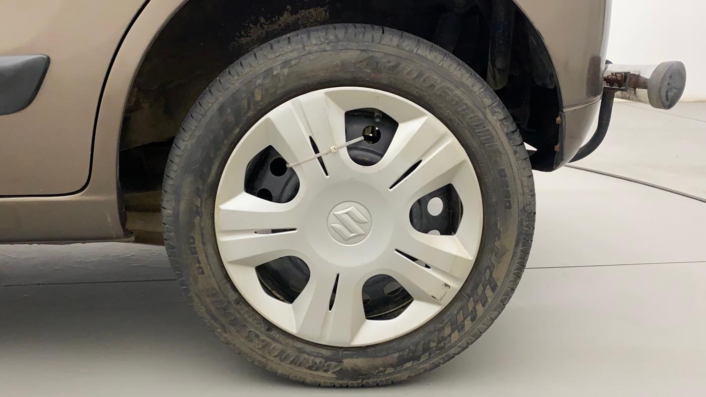 2014 Maruti Wagon R 1.0 VXI, Petrol, Manual, 50,189 km, Left Rear Wheel