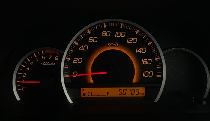 2014 Maruti Wagon R 1.0 VXI, Petrol, Manual, 50,189 km, Odometer Image