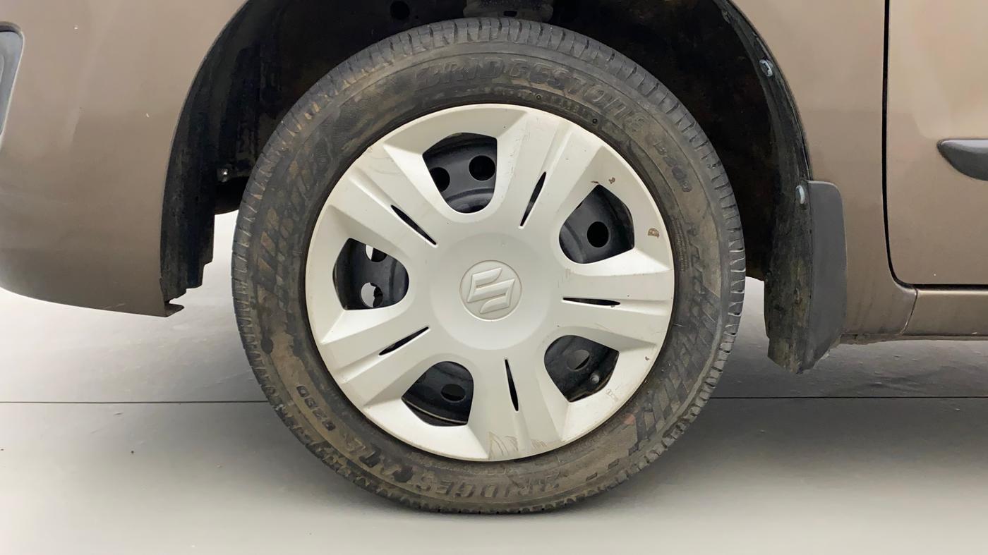 2014 Maruti Wagon R 1.0 VXI, Petrol, Manual, 50,189 km, Left Front Wheel