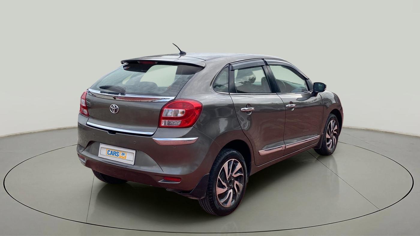2019 Toyota Glanza V, Petrol, Manual, 46,283 km, Right Back Diagonal