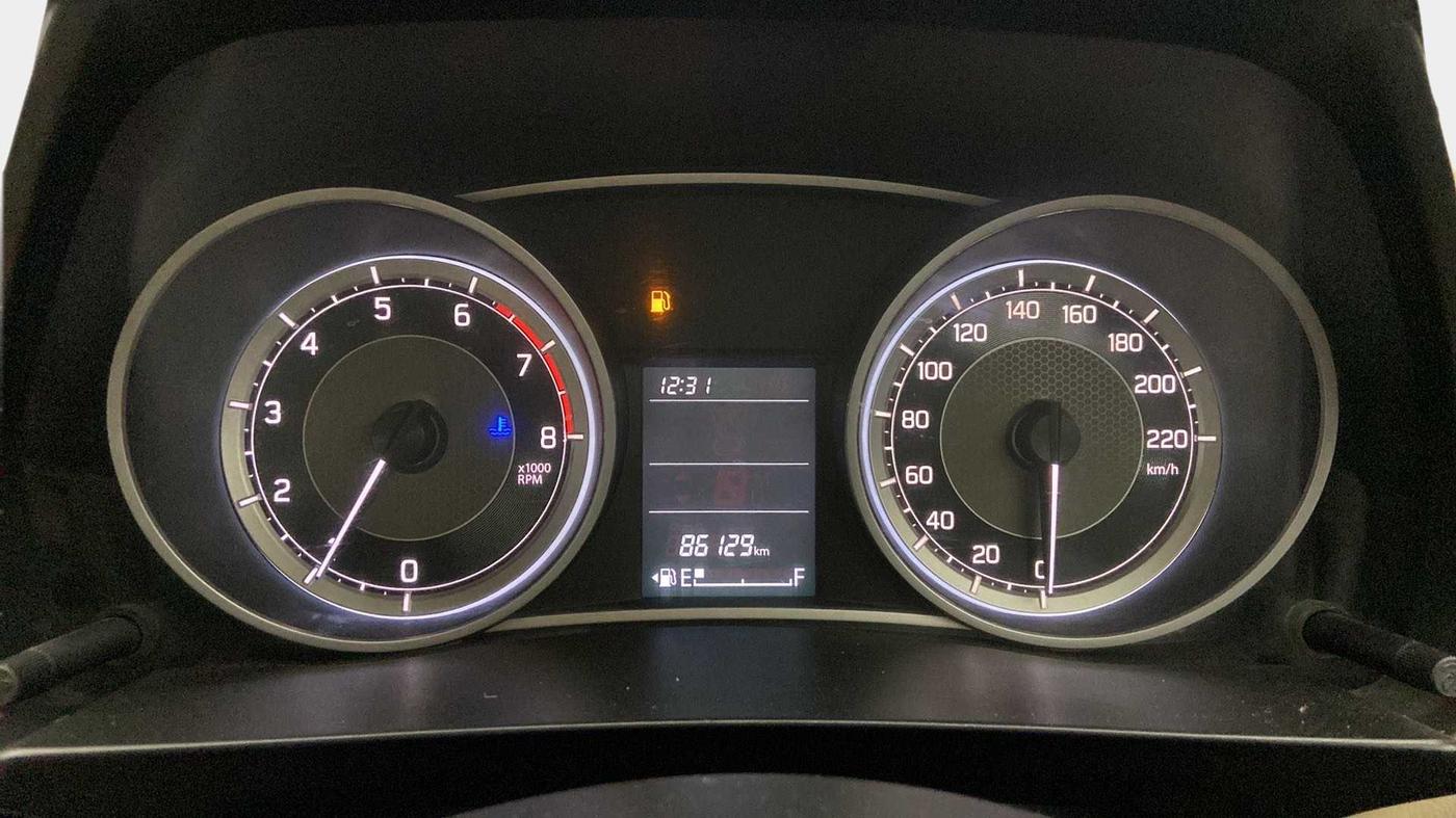 2017 Maruti Dzire VXI, Petrol, Manual, 86,199 km, Odometer Image