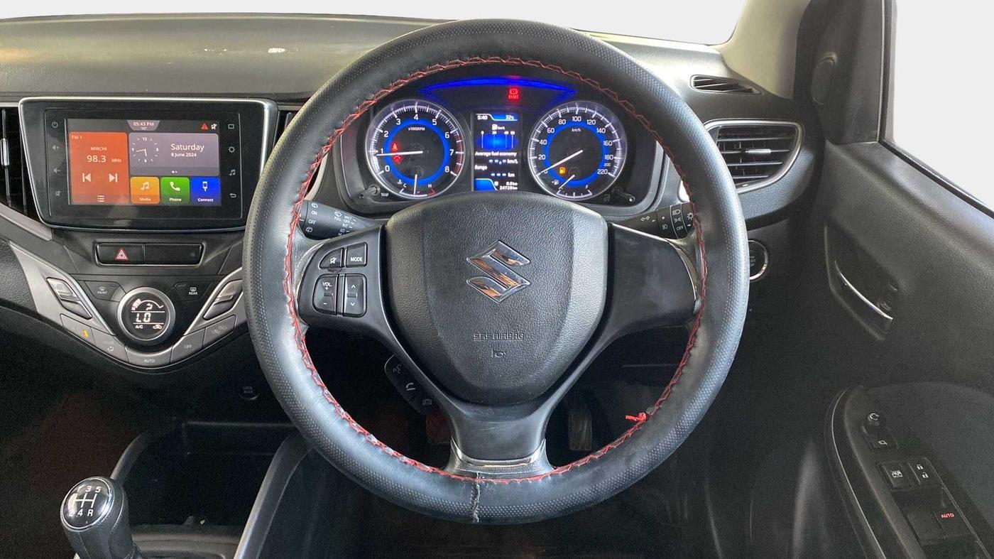 2021 Maruti Baleno ZETA PETROL 1.2, Petrol, Manual, 24,719 km, Steering Wheel Close Up