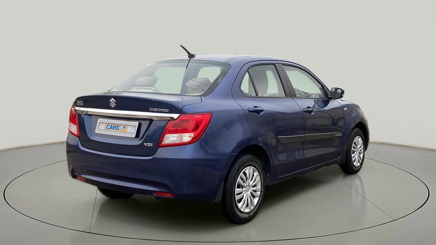 2017 Maruti Dzire VDI, Diesel, Manual, 31,276 km, Right Back Diagonal