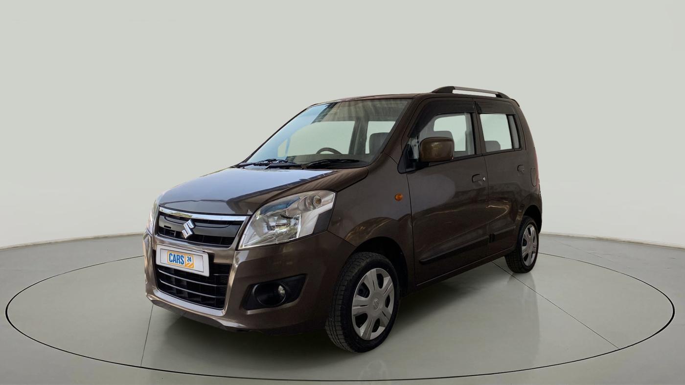 2017 Maruti Wagon R 1.0 VXI AMT, Petrol, Automatic, 19,767 km, Left Front Diagonal