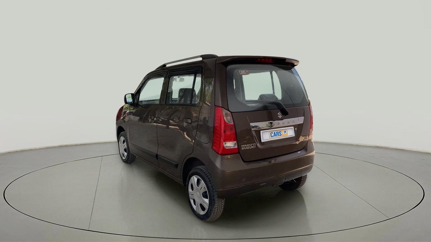 2017 Maruti Wagon R 1.0 VXI AMT, Petrol, Automatic, 19,767 km, Left Back Diagonal