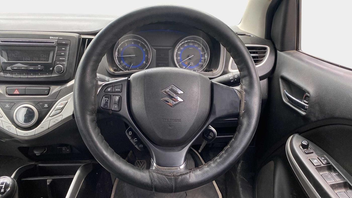 2017 Maruti Baleno DELTA PETROL 1.2, Petrol, Manual, 78,999 km, Steering Wheel Close Up