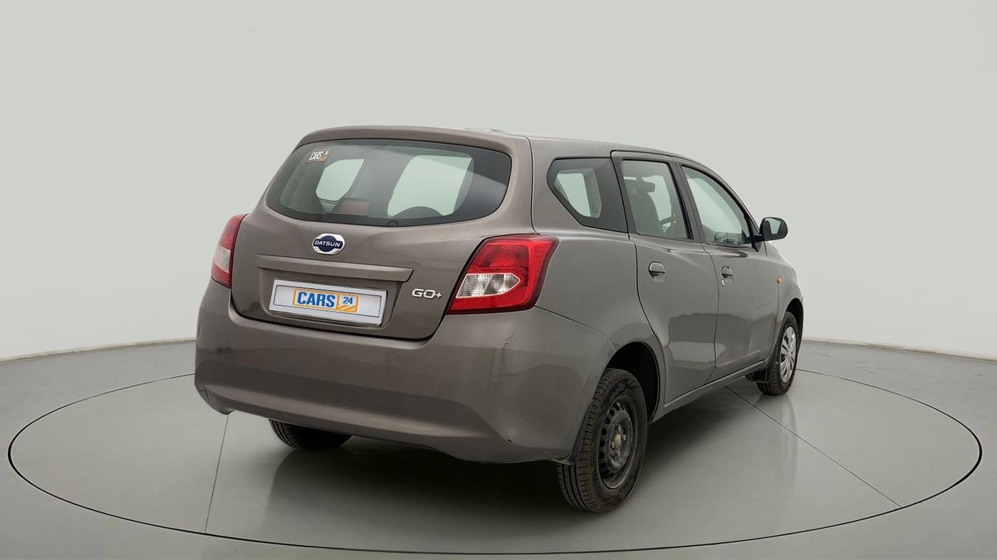 2015 Datsun Go Plus T, Petrol, Manual, 56,401 km, Right Back Diagonal