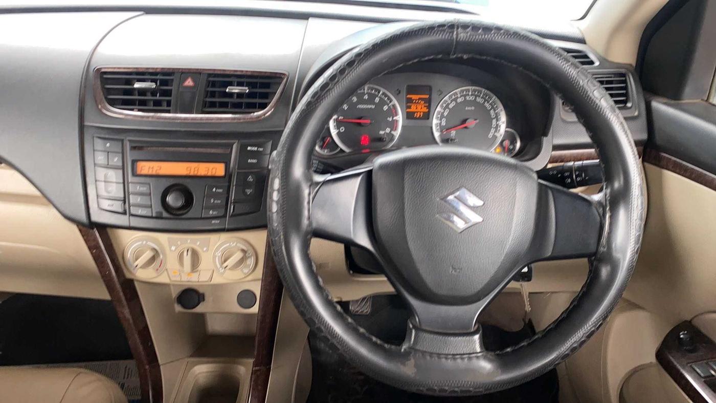 2014 Maruti Swift Dzire VXI, Petrol, Manual, 96,783 km, Steering Wheel Close Up