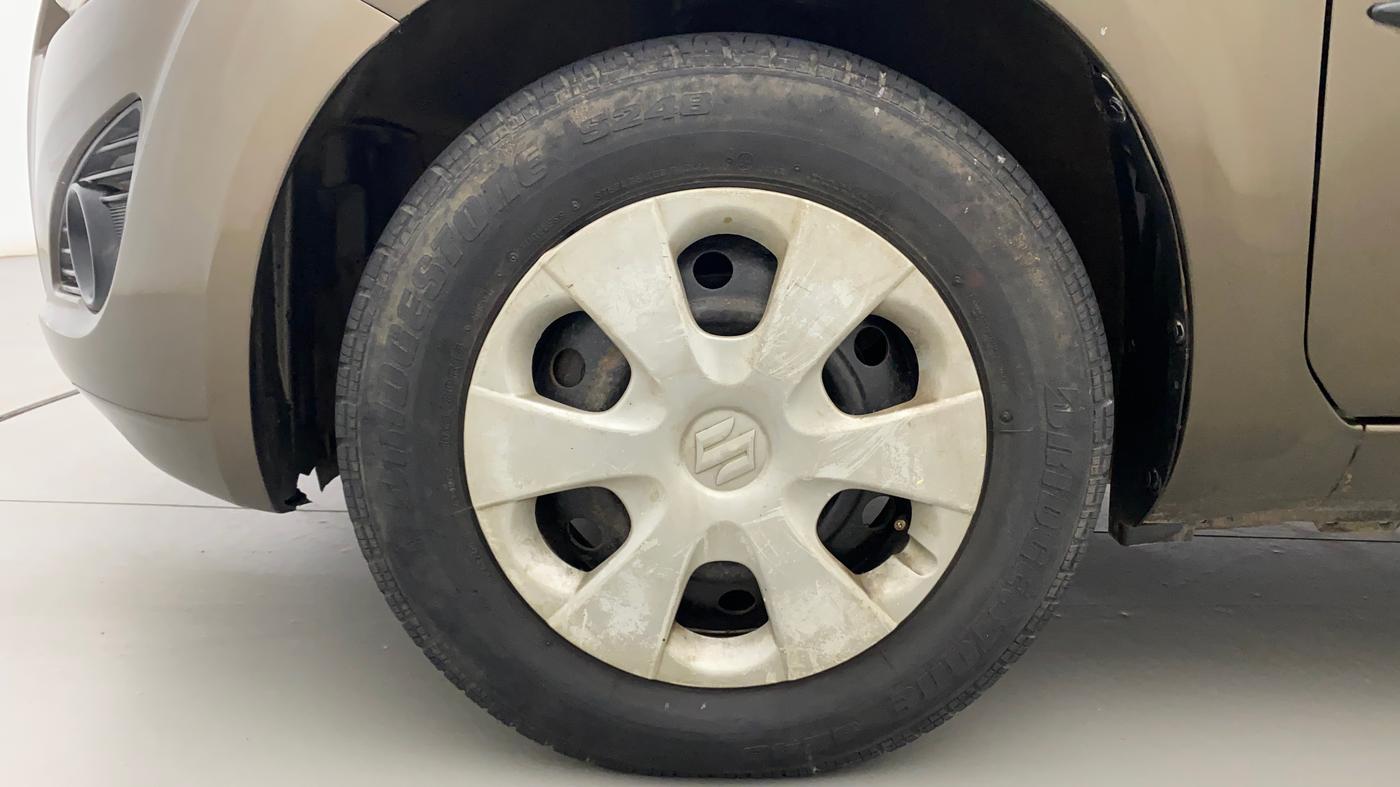 2014 Maruti Ritz VXI, Petrol, Manual, 58,169 km, Left Front Wheel