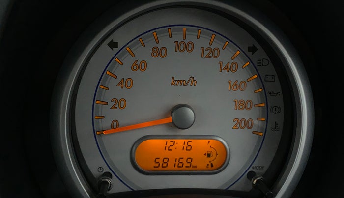 2014 Maruti Ritz VXI, Petrol, Manual, 58,169 km, Odometer Image