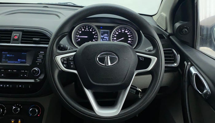 2016 Tata Tiago XZ PETROL, Petrol, Manual, 19,054 km, Steering Wheel Close Up