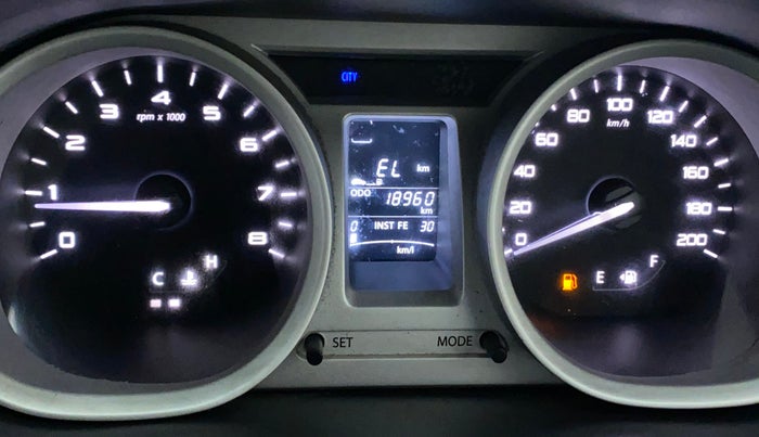 2016 Tata Tiago XZ PETROL, Petrol, Manual, 19,054 km, Odometer Image