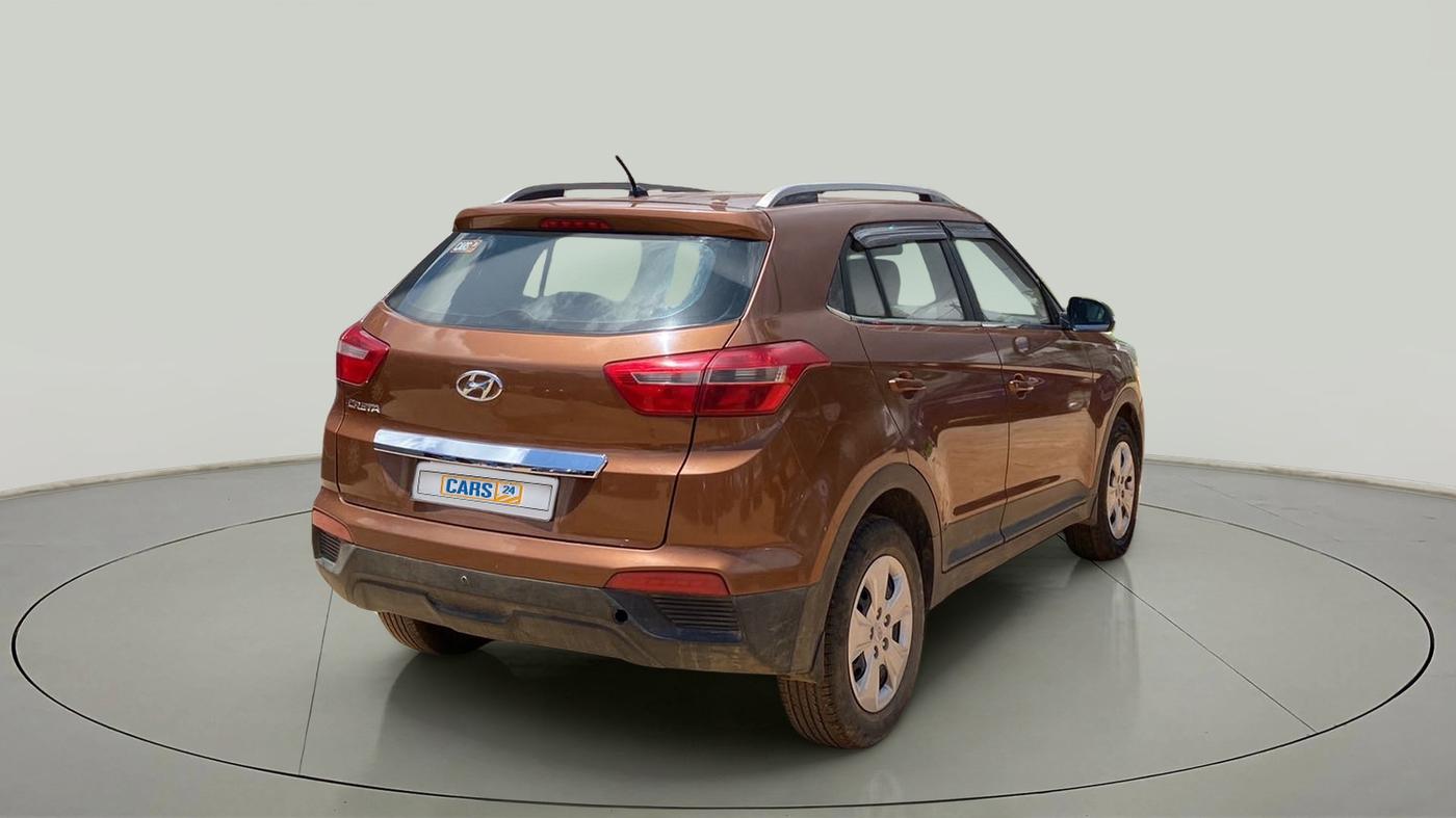 2016 Hyundai Creta E PLUS 1.6 PETROL, Petrol, Manual, 48,955 km, Right Back Diagonal