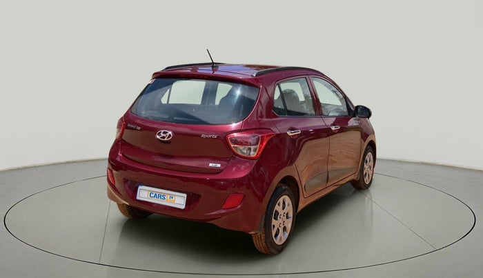2015 Hyundai Grand i10 SPORTZ 1.2 KAPPA VTVT, Petrol, Manual, 26,534 km, Right Back Diagonal
