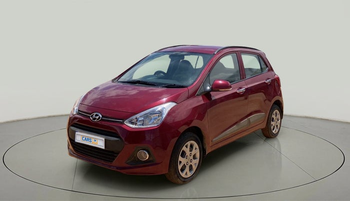 2015 Hyundai Grand i10 SPORTZ 1.2 KAPPA VTVT, Petrol, Manual, 26,534 km, Left Front Diagonal