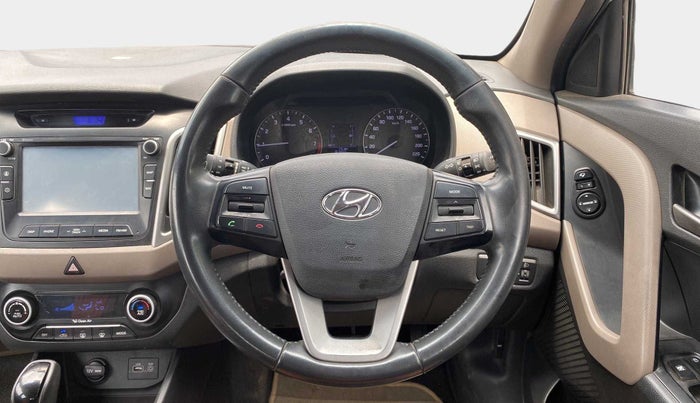 2016 Hyundai Creta SX PLUS AT 1.6 PETROL, Petrol, Automatic, 78,147 km, Steering Wheel Close Up