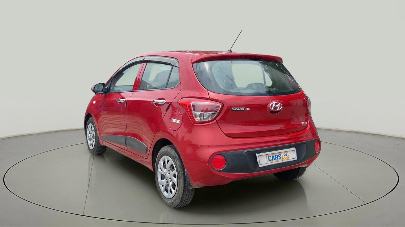 2017 Hyundai Grand i10 MAGNA U2 1.2 CRDI, Diesel, Manual, 80,340 km, Left Back Diagonal