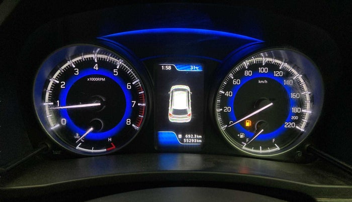 2015 Maruti Baleno ALPHA PETROL 1.2, CNG, Manual, 55,286 km, Odometer Image