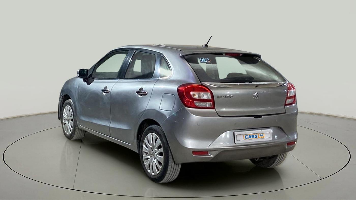 2015 Maruti Baleno ALPHA PETROL 1.2, CNG, Manual, 55,286 km, Left Back Diagonal