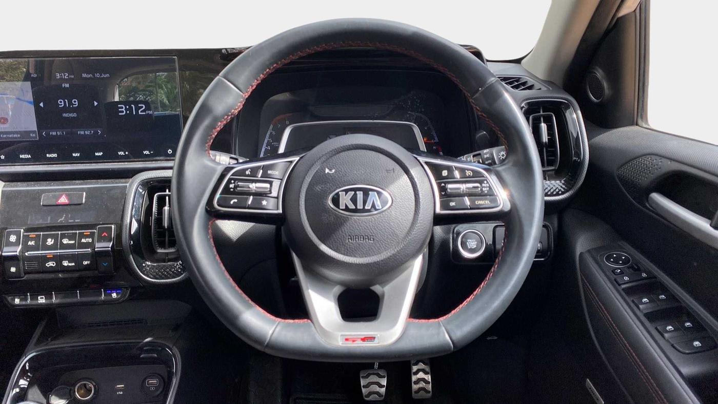 2020 KIA SONET GTX PLUS 1.0 IMT, Petrol, Manual, 32,712 km, Steering Wheel Close Up