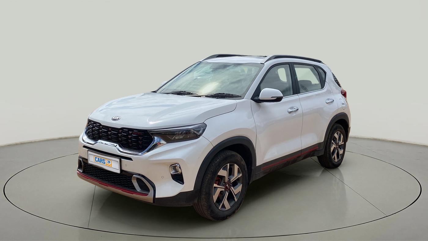 2020 KIA SONET GTX PLUS 1.0 IMT, Petrol, Manual, 32,712 km, Left Front Diagonal