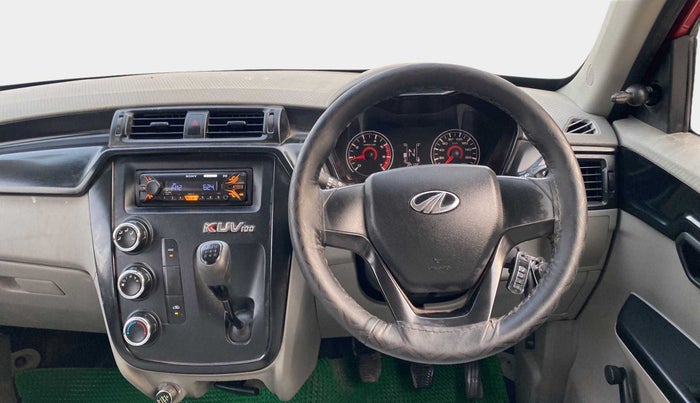 2016 Mahindra Kuv100 K2 PLUS 6 STR, Petrol, Manual, 20,125 km, Steering Wheel Close Up