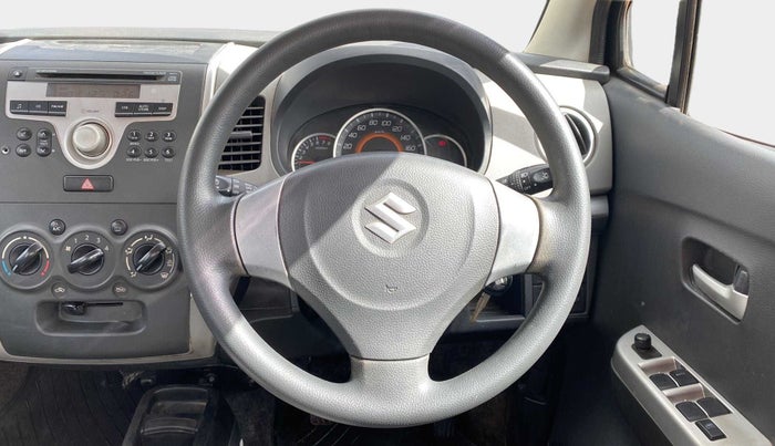 2011 Maruti Wagon R 1.0 VXI, Petrol, Manual, 34,408 km, Steering Wheel Close Up