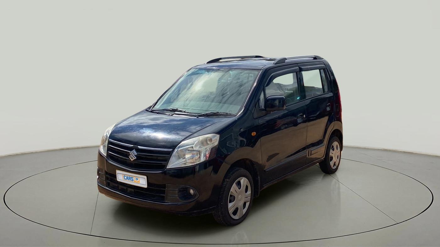2011 Maruti Wagon R 1.0 VXI, Petrol, Manual, 34,408 km, Left Front Diagonal