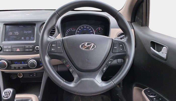 2017 Hyundai Grand i10 ASTA 1.2 KAPPA VTVT, Petrol, Manual, 21,281 km, Steering Wheel Close Up