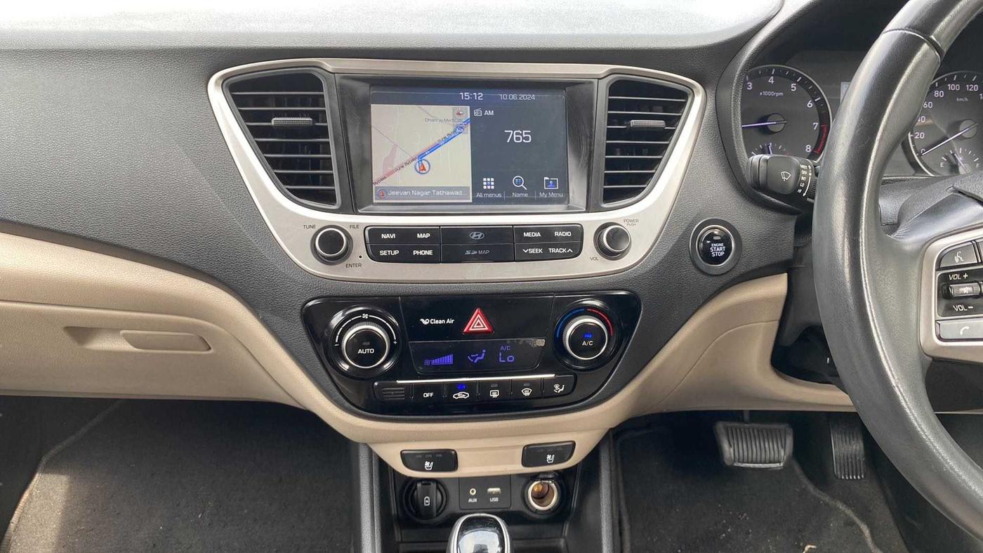 2018 Hyundai Verna 1.6 VTVT SX (O) AT, Petrol, Automatic, 39,830 km, Air Conditioner