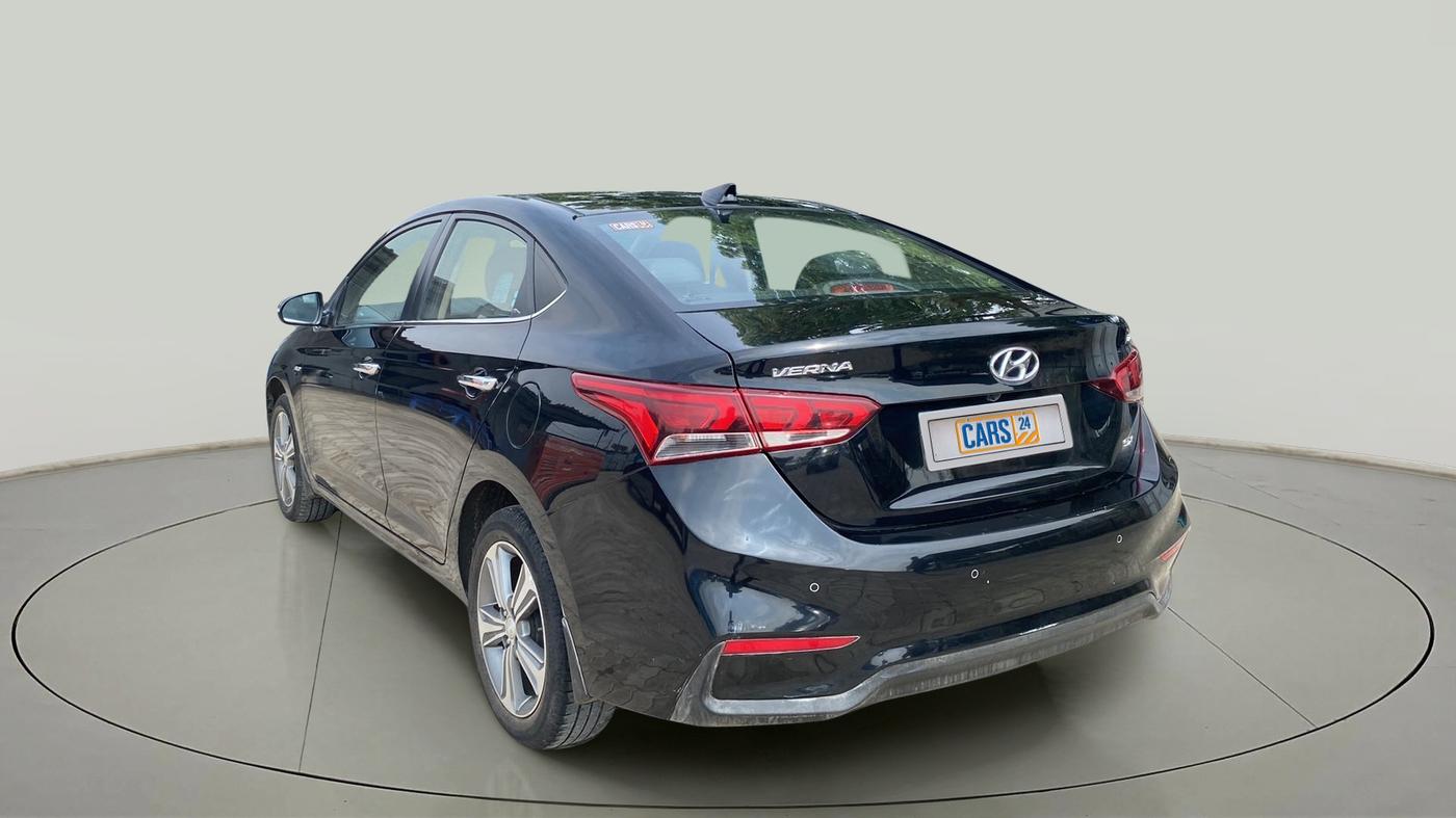 2018 Hyundai Verna 1.6 VTVT SX (O) AT, Petrol, Automatic, 39,830 km, Left Back Diagonal